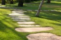 Transform Your Outdoor Space with Travertine Stepping Stones